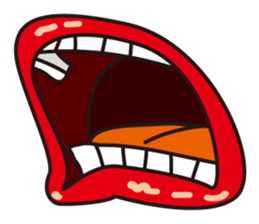 lip stamp sticker #661618