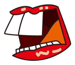 lip stamp sticker #661619