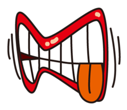 lip stamp sticker #661620