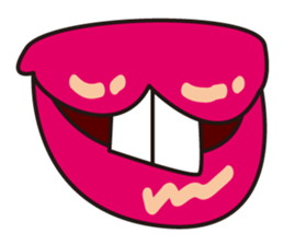 lip stamp sticker #661622