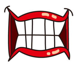 lip stamp sticker #661623