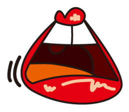 lip stamp sticker #661625