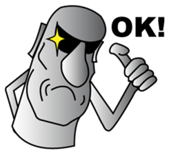 Mr.Moai sticker #662233