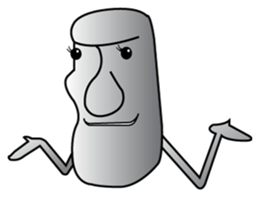 Mr.Moai sticker #662235