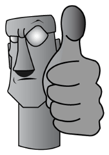 Mr.Moai sticker #662241