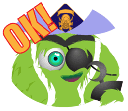 Tenny - The Ball Pirate sticker #662832