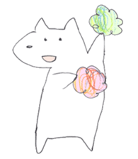 Polar bear dog sticker #662875