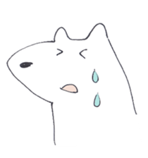 Polar bear dog sticker #662888