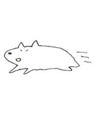 Polar bear dog sticker #662901