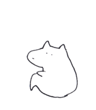 Polar bear dog sticker #662905