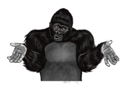 Gorilland sticker #663751