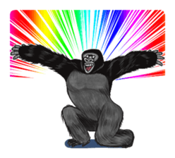 Gorilland sticker #663754
