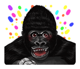 Gorilland sticker #663755