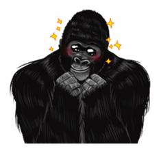 Gorilland sticker #663757