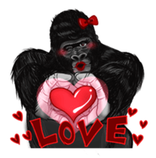 Gorilland sticker #663759