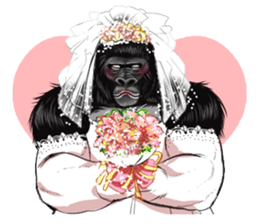 Gorilland sticker #663761