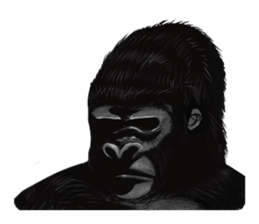 Gorilland sticker #663764