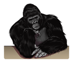 Gorilland sticker #663765