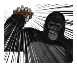 Gorilland sticker #663766