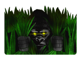Gorilland sticker #663768