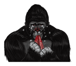 Gorilland sticker #663774