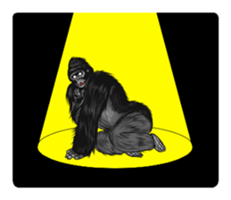 Gorilland sticker #663776