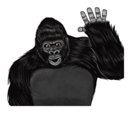 Gorilland sticker #663784