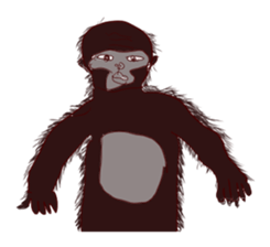 Gorilland sticker #663785