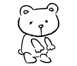 Plain Bear sticker #665016
