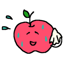 "apo-san" the apple sticker #665111
