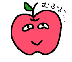 "apo-san" the apple sticker #665127
