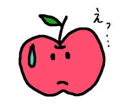 "apo-san" the apple sticker #665131