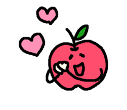 "apo-san" the apple sticker #665135