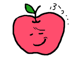 "apo-san" the apple sticker #665144