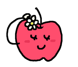 "apo-san" the apple sticker #665145
