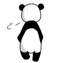 Skeleton panda sticker #665467
