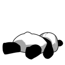 Skeleton panda sticker #665472