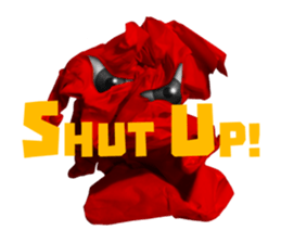 paper scrap man sticker #665911