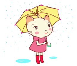 Nekokochan and two friends (English) sticker #666196