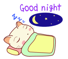 Nekokochan and two friends (English) sticker #666223