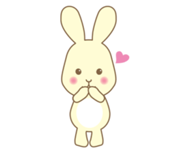 Una Rabbit sticker #666308