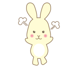 Una Rabbit sticker #666317