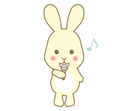Una Rabbit sticker #666325