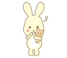 Una Rabbit sticker #666329