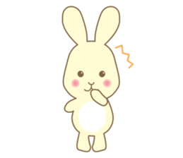 Una Rabbit sticker #666339