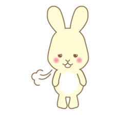 Una Rabbit sticker #666341