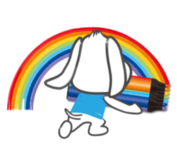 Pen Dog "Rasso" sticker #666464