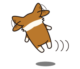 Dog Stamp vol.9 Welsh Corgi sticker #666644