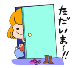 Feelings of a young girl 2 sticker #666832