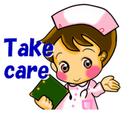 Pretty nurse ver.English sticker #666876